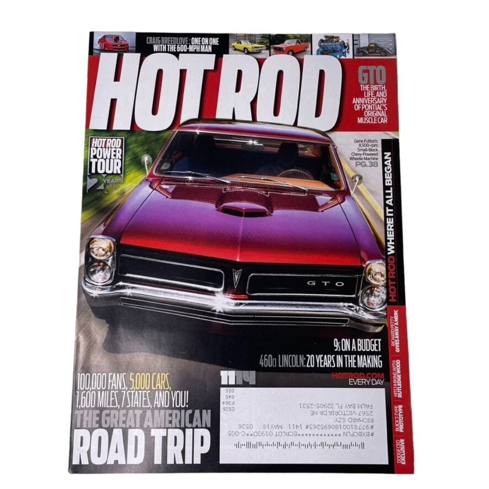Hot Rod Magazine u November 2014 Power Tour GTO 9S On A Budget u